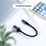 PrimeCables PC DA CC0010A Tablet Smart Phone Adapters USB A 3 0 to TYPE C 3 1 OTG Adapter Compatible with Thunderbolt 3 MacBo