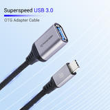 PrimeCables PC DA CC0010A Tablet Smart Phone Adapters USB A 3 0 to TYPE C 3 1 OTG Adapter Compatible with Thunderbolt 3 MacBo