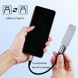 PrimeCables PC DA CC0010A Tablet Smart Phone Adapters USB A 3 0 to TYPE C 3 1 OTG Adapter Compatible with Thunderbolt 3 MacBo