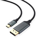 PrimeCables PC Cab UA13 USB 3 0 USB C Thunderbolt 3 to Displayport Cable 4K 60HZ 2K 165Hz 6ft PrimeCables