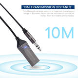 PrimeCables PC DA AU60 A V BlueTooth Wireless 3 5mm to USB Bluetooth 5 0 cable