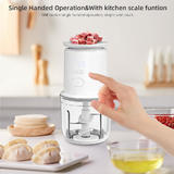 No Brand LB KA FTFP108 Blenders Electric Food Chopper Portable Mini Food Processor with Scale for Spices Vegetables Baby Food