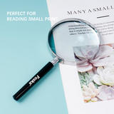 Foska OA G03 04 Board Accessories 3X Handheld Magnifier with 75mm 3 Round Lens and Plastic Handle Foska
