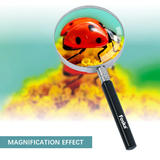 Foska OA G03 04 Board Accessories 3X Handheld Magnifier with 75mm 3 Round Lens and Plastic Handle Foska
