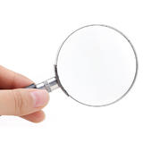 Foska OA G03 04 Board Accessories 3X Handheld Magnifier with 75mm 3 Round Lens and Plastic Handle Foska