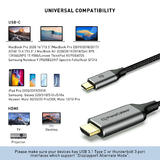 PrimeCables PC Cab UA09 USB 3 0 USB C to HDMI Cable 6ft