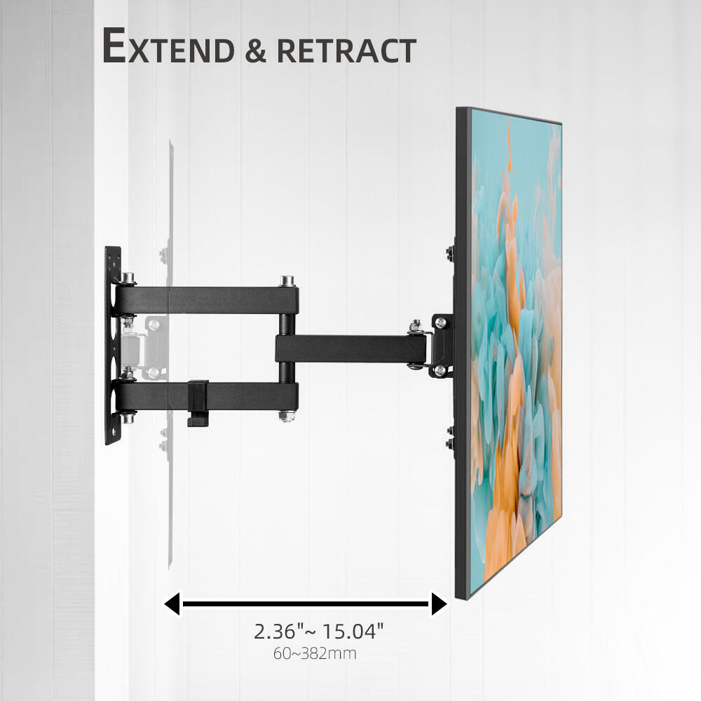 Full Motion TV Wall Mount Monitor Wall Bracket for 2355 inch Screen