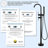 LIVINGbasics LVB SF569 Bath Fixtures Freestanding Tub Filler