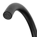 LIVINGbasics LVB SF569 Bath Fixtures Floor Mount Bathtub Faucet Freestanding Tub Filler with Handheld Shower Matte Black LIVI