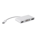 Monoprice Canada cab 27282 USB 3 0 Adapters USB Type C to 4K DisplayPort HDMI and Single Link DVI D Passive Adapter Monoprice