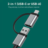 PrimeCables PC U3 HU402 USB 3 0 Adapters USB C USB A to USB Adapter 4 Port USB 3 0 High Speed Portable Hub PrimeCables