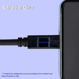 PrimeCables PC Cab 15333 USB 3 0 100W PD Charging 2 in 1 USB A C to C USB3 2 Gen2 Cable 10Gbps Transmission 3 28ft PrimeCable