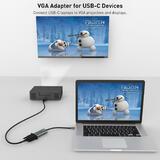 PrimeCables PC DA UA07C USB 3 0 Adapters USB C to VGA Female Adapter Cable Compatible Thunderbolt 3 PrimeCables