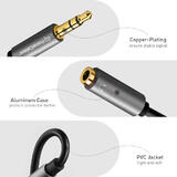 PrimeCables PC Cab AU07 Professional Audio Cables 3 5mm 3 pole male to dual 3 5mm female earphone micphone