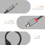 PrimeCables PC Cab AU19A Professional Audio Cables Summit Series 3 5mm 3 Pole Male to Dual RCA Female Aux Stereo Audio Cable 