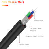 PrimeCables PC Cab AU19A Professional Audio Cables Summit Series 3 5mm 3 Pole Male to Dual RCA Female Aux Stereo Audio Cable 