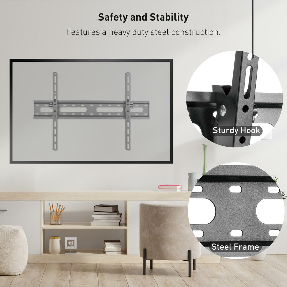 Tilting TV Wall Mount Bracket for 3770" Flat Curved TVs