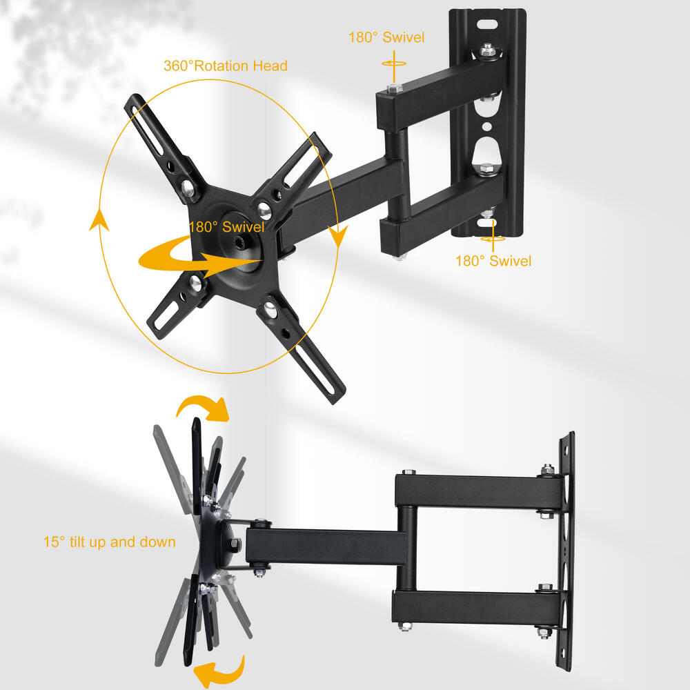 1342 inch 360 Degree Rotating Full Motion TV Wall Mount Stand