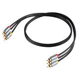 PrimeCables PC Cab AU13A Professional Audio Cables 3 RCA male to male