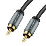 PrimeCables PC Cab AU11A Professional Audio Cables Summit Series 3FT RCA Male to Male Stereo Audio Cable Gold Plated Adapter 