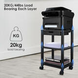 Moustache MOF LZ 3708 Printing Accessories 3 levels Printer stand with drawer