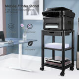 Moustache MOF LZ 3708 Printing Accessories 3 levels Printer stand with drawer
