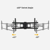 PrimeCables Cab QFA17B 486 TV Wall Mounts Stands 37 80 inch heavy duty full motion TV stand