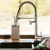 LIVINGbasics SN BA AQDO 01 Kitchen Fixtures Pull Double Head Faucet