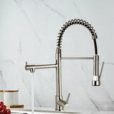 LIVINGbasics SN BA AQDO 01 Kitchen Fixtures Pull Double Head Faucet