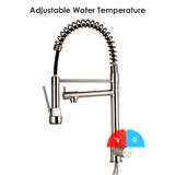 LIVINGbasics SN BA AQDO 01 Kitchen Fixtures Pull Double Head Faucet