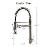LIVINGbasics SN BA AQDO 01 Kitchen Fixtures Pull Double Head Faucet