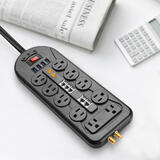 PrimeCables PC SE1060 TELFU Surge Protector Power Strip TV Surge Power Strip