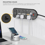PrimeCables PC SE1060 TELFU Surge Protector Power Strip TV Surge Power Strip