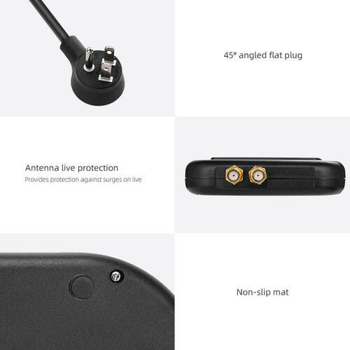 TV Surge Protector Power Strip with 3 FT Cord and 45° angle Plug PrimeCables®