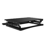 PrimeCables Cab MT101 M BK openbox Standing Desk Desk Converter Ergo Standing Desk Converter Riser Height Adjustable ADR Blac