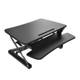 PrimeCables Cab MT101 M BK openbox Standing Desk Desk Converter Ergo Standing Desk Converter Riser Height Adjustable ADR Blac