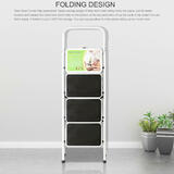 LIVINGbasics GW LD 304 openbox Tools 2 3 4 Step Folding Step Stool Ladder with Comfy Grip Handle Anti slip Step Feet for home
