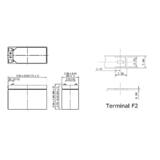 No Brand CAB BT 12V 7AF2 Sealed Lead Acid Batteries Sealed Lead Acid Battery 12V 7amp