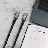 PrimeCables PC Cab CCEX90 05m USB 3 0 Extension Cable 90 Degree USB 3 1 Type C Male to Female 0 5m