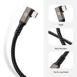 PrimeCables PC Cab CCEX90 05m USB 3 0 Extension Cable 90 Degree USB 3 1 Type C Male to Female 0 5m