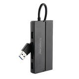 PrimeCables PC DA MHY008 A USB Hubs Ultra Slim Extended Computer Interface 4 Port USB A 3 0 Hub for Travel PrimeCables