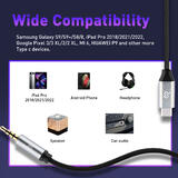 PrimeCables PC Cab CTOAUM USB Type C Type C to 3 5 mm Audio Aux Jack Adapter Male to Male 4 Pole Audio Cable PrimeCables