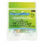 STREAMWAY LVTH TOOLWAY 151115 Kitchen Bath Accessories Lead Free Brass Pex Tee Crimp Fittings 1 2 X 1 2 X 3 4 Barb StreamWay