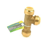 STREAMWAY LVTH TOOLWAY 150607 Kitchen Bath Accessories Lead Free Brass Slip Tee 3 4 X 3 4 X 3 4 Work with Copper and CPVC Str