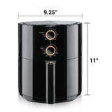 LIVINGbasics LB KA TX4002A openbox Cookware 4L Healthy Cooking Air Fryer with Nonstick Coating and Temp Time Control LIVINGba