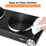 LIVINGbasics LB KA FYB09 openbox Cookware Double Hot Plates for Cooking Electric Countertop Double Burners 900W 900W OpenBox