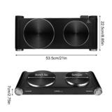 LIVINGbasics LB KA FYB09 openbox Cookware Double Hot Plates for Cooking Electric Countertop Double Burners 900W 900W OpenBox