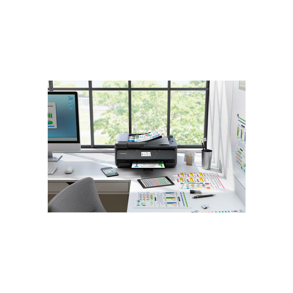 Canon PIXMA TR7620 Wireless Home Office All-in-One Inkjet Printer ...