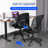 Flip up armrest office chair  MOFC HLC 3518F 1B