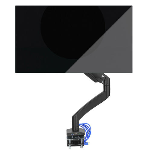 Super Heavy-Duty Swivel Single Monitor Arm Stand 17''-49'' Screen ...